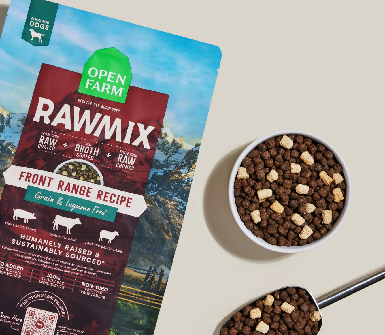 Open Farm RawMix Grain & Legume Free Kibble, Front Range