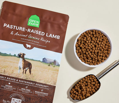 Open Farm Ancient Grains Kibble, Pasture-Raised Lamb