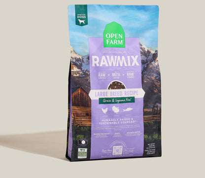 Open Farm RawMix Grain & Legume Free Kibble, Large Breed