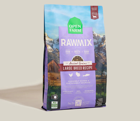 Open Farm RawMix with Ancient Grains Kibble, Large Breed
