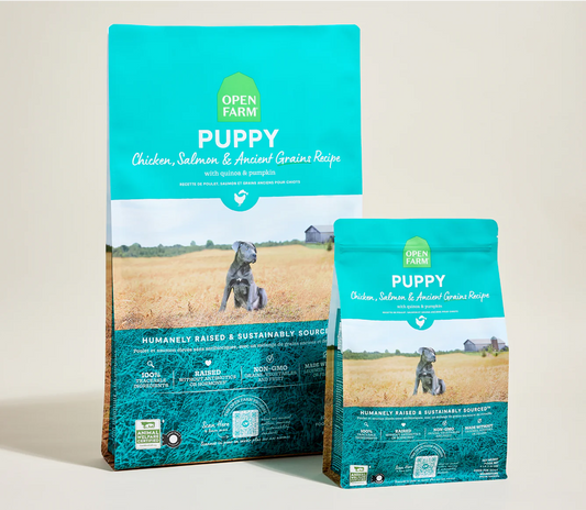 Open Farm Ancient Grains Kibble, Chicken & Salmon Puppy