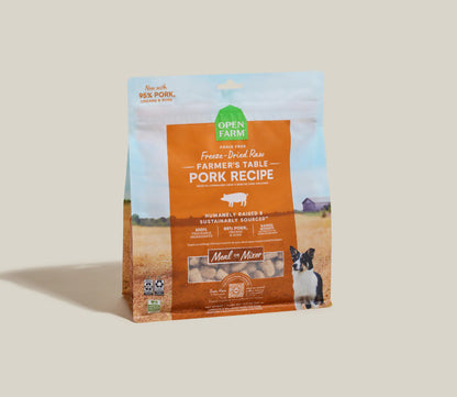 Open Farm Freeze Dried Raw Morsels, Pork