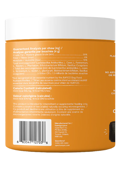 Open Farm Supplement Chews, Probiotic