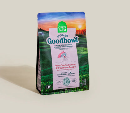 Open Farm Goodbowl Dog Kibble, Wild-Caught Salmon & Brown Rice