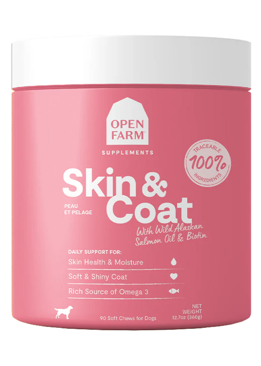 Open Farm Supplement Chews, Skin & Coat