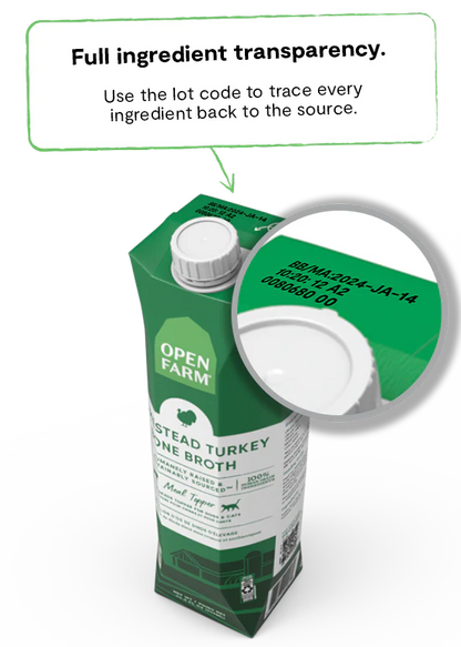Open Farm Bone Broth, Homestead Turkey