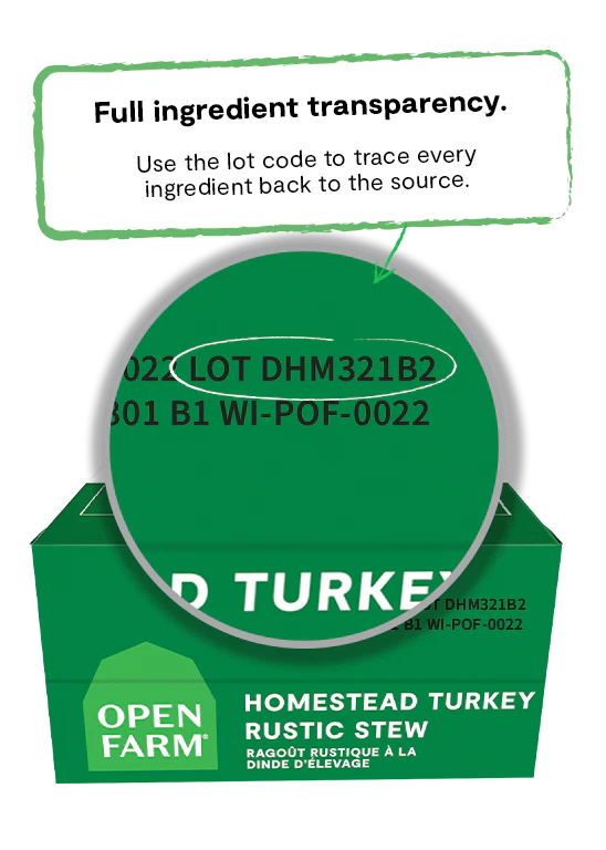 Open Farm Rustic Stew, Homestead Turkey