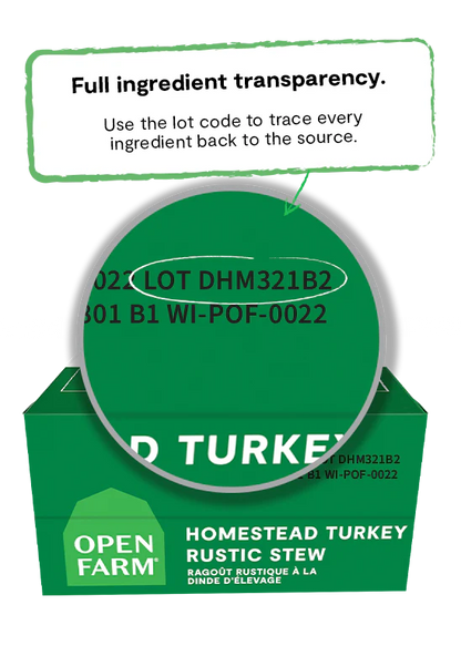 Open Farm Rustic Stew, Homestead Turkey