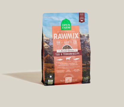Open Farm RawMix with Ancient Grains Kibble, Tide & Terrain