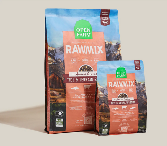 Open Farm RawMix with Ancient Grains Kibble, Tide & Terrain