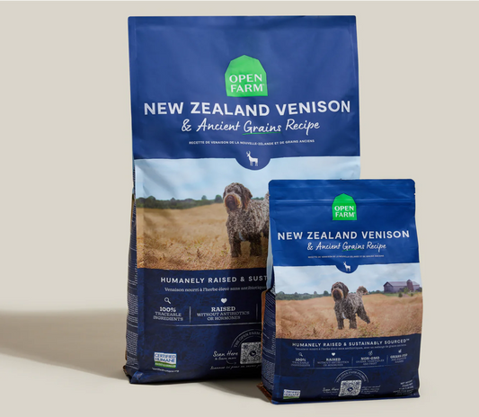 Open Farm Ancient Grains Kibble, New Zealand Venison
