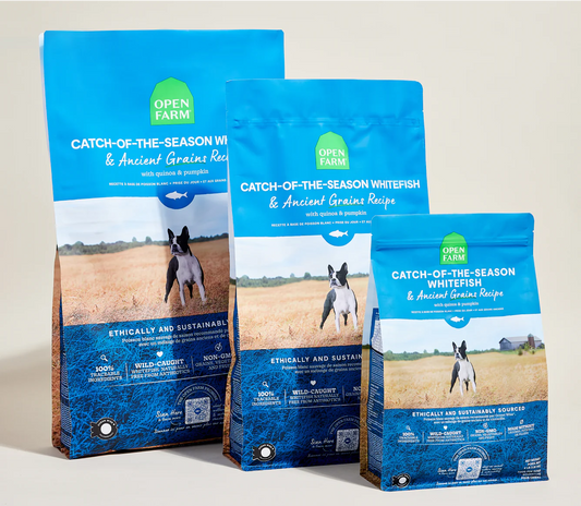 Open Farm Ancient Grains Kibble, Catch-Of-The-Season Whitefish