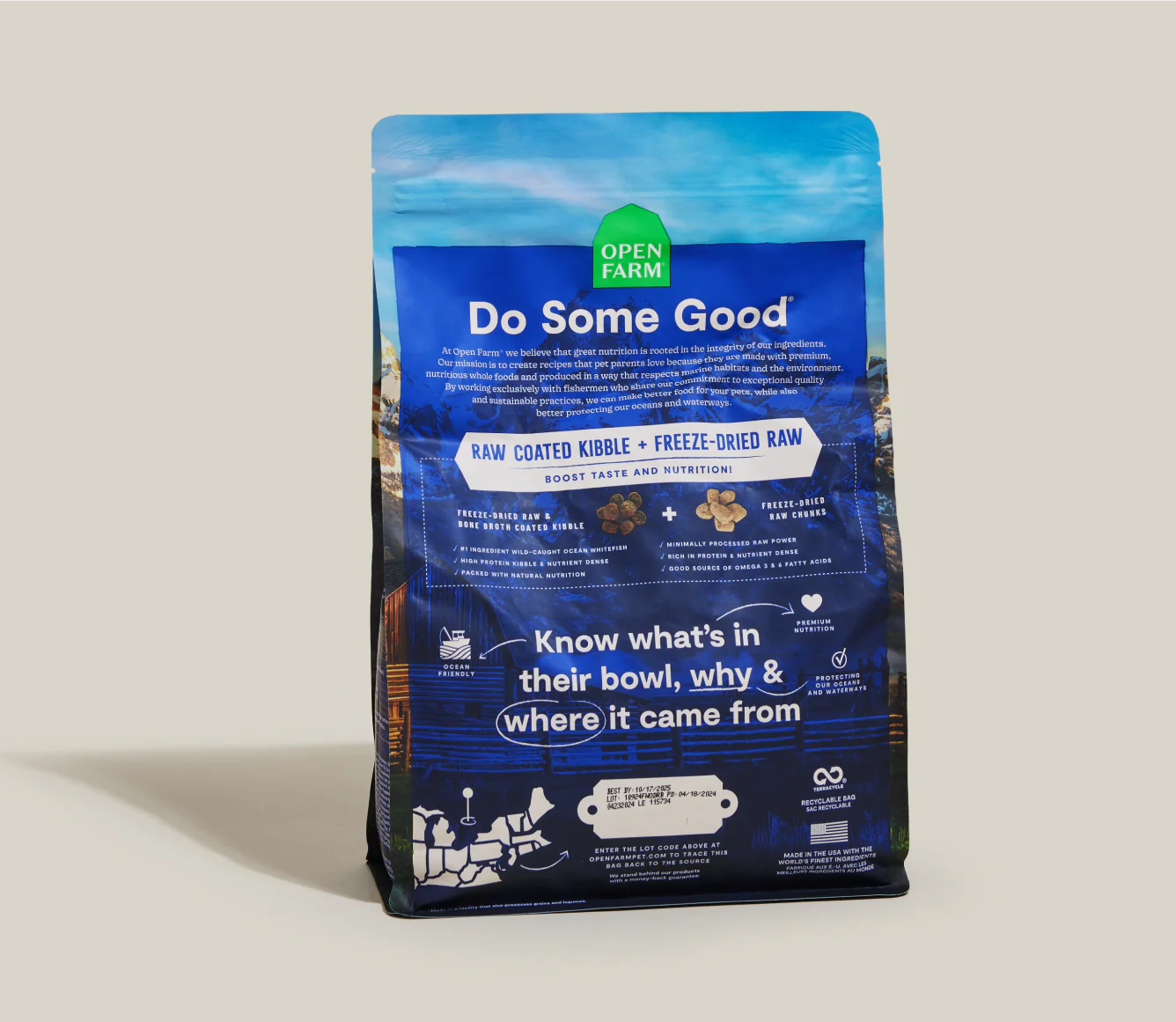 Open Farm RawMix Grain & Legume Free Kibble, Wild Ocean