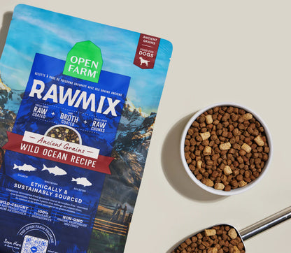 Open Farm RawMix with Ancient Grains Kibble, Wild Ocean